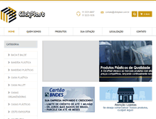 Tablet Screenshot of clickplast.com.br